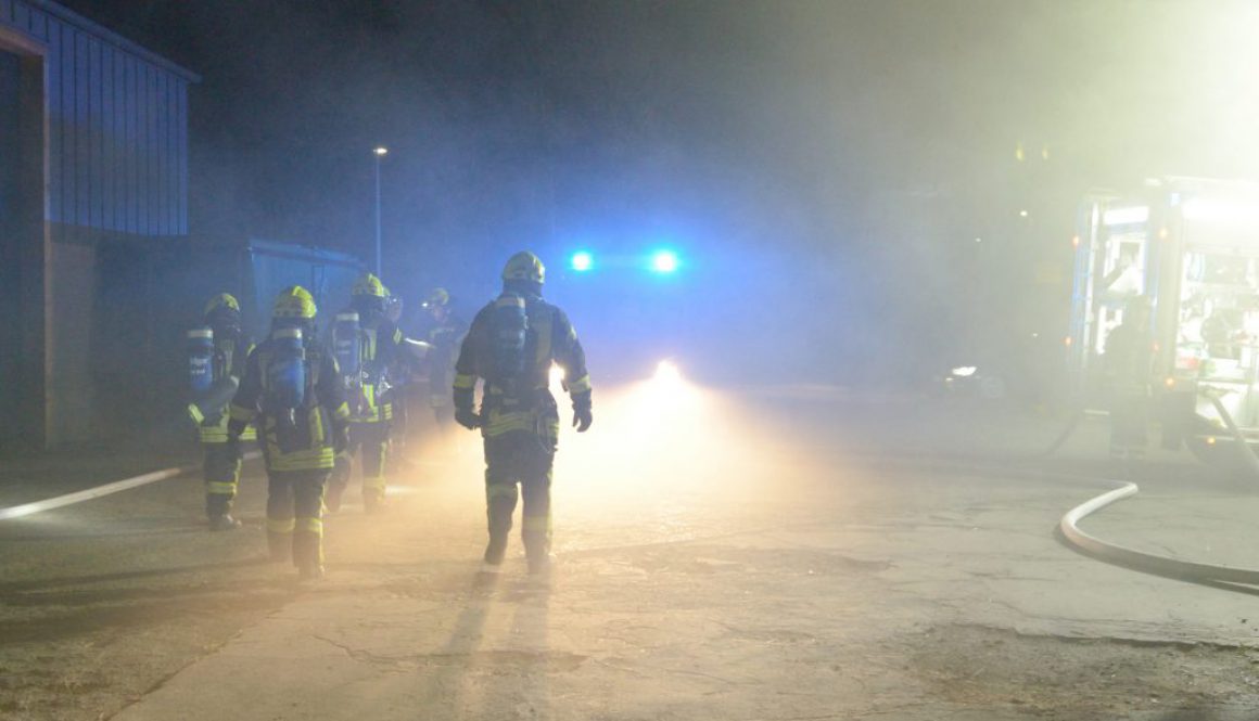 Feuerwehrübung in Burgstemmen_ Bild 1