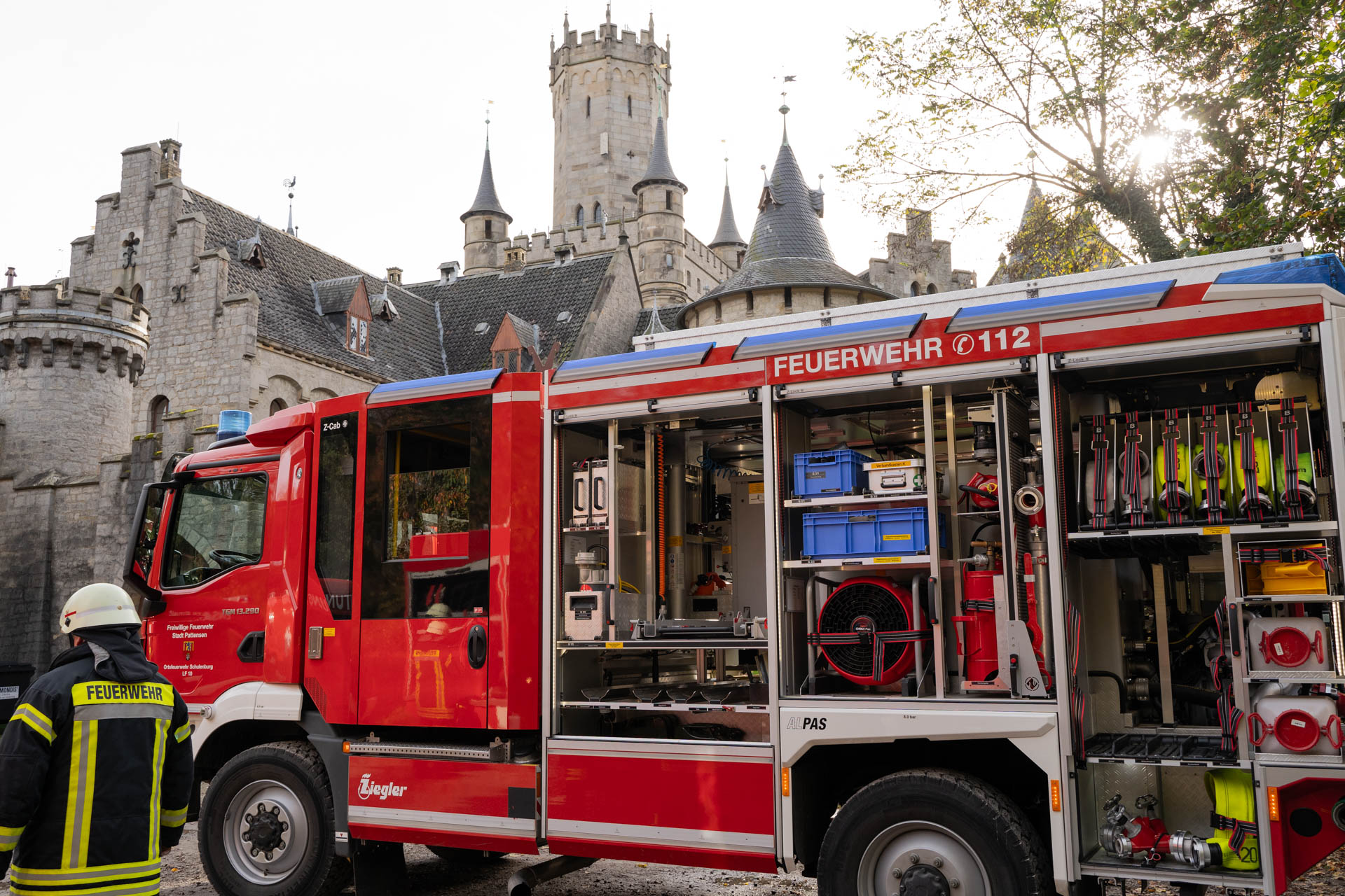 Alarmplan Schloss Marienburg – Übung für den Ernstfall